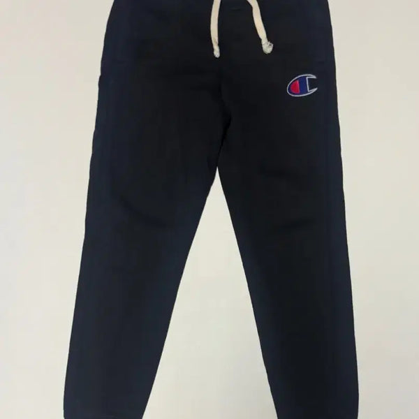 [BUNJANG] Champion Authentic Big Logo Training Sweat Jogger Pants - Black / 챔피온 어센틱 빅 로고 트레이닝 스웻 조거팬츠 s 블랙