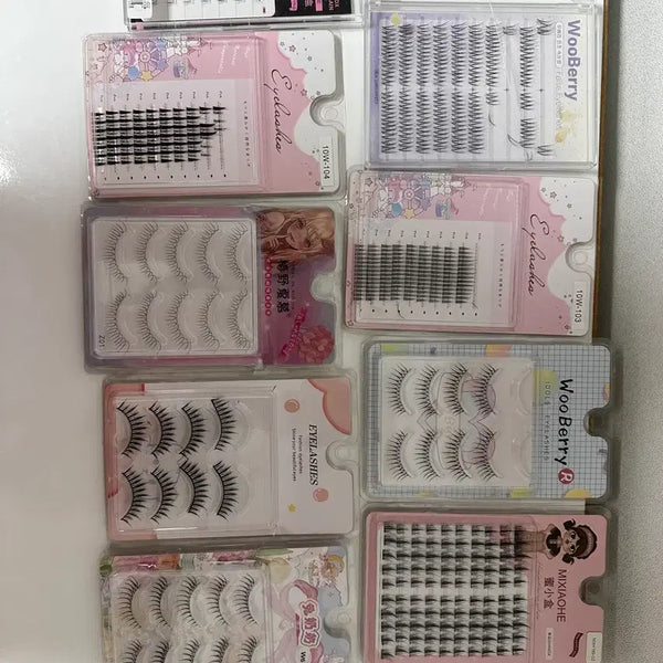 [BUNJANG] Individual False Eyelashes Bundle Set / 가닥 속눈썹 11개 일괄 판매