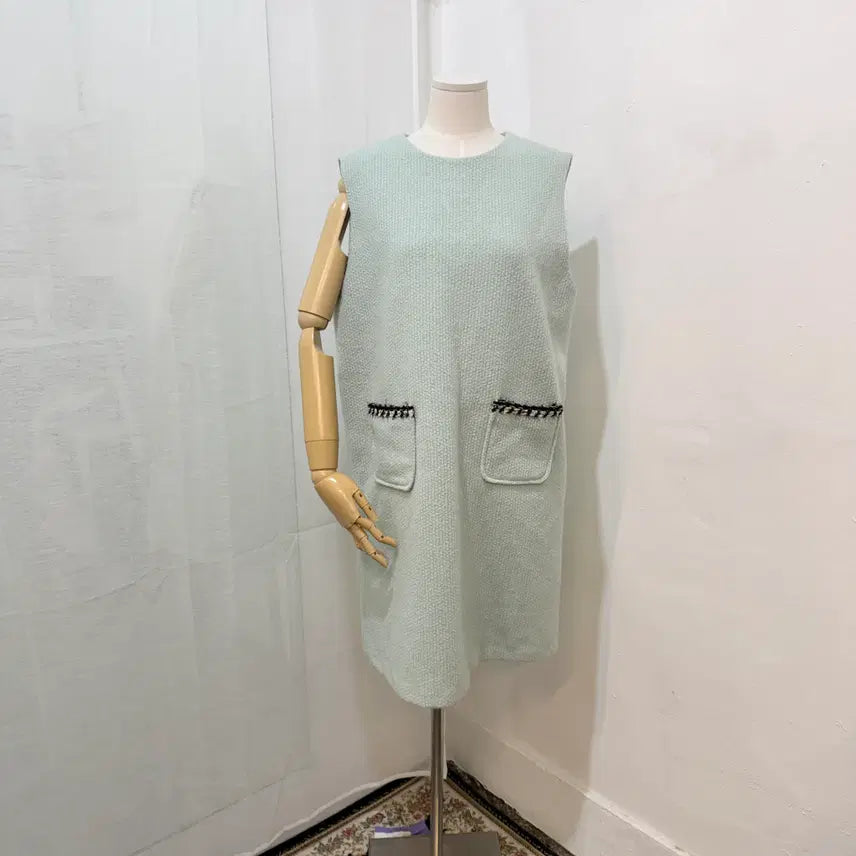 [BUNJANG] Tweed Bustier Layered Mini Dress / 뷔스티에 레이어드 트위드원피스 미니원피스 4024