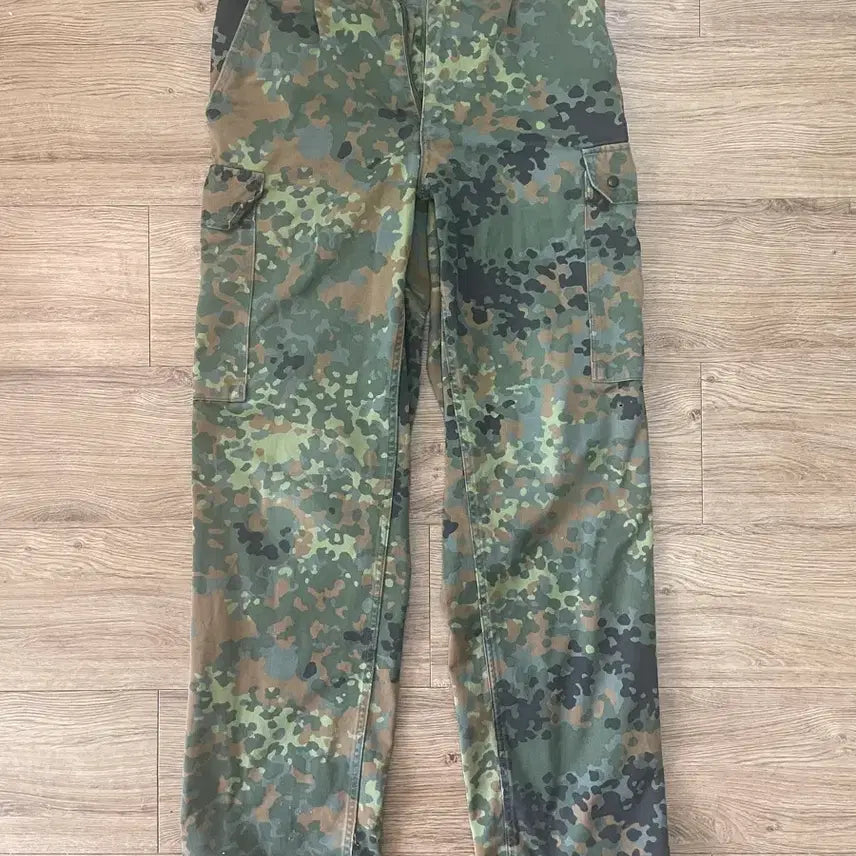 [BUNJANG] German Army Camouflage Cargo Pants / 독일 연방군 플렉타른 전투복 바지