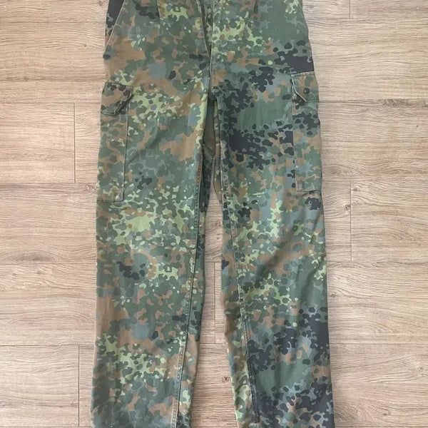 [BUNJANG] German Army Camouflage Cargo Pants / 독일 연방군 플렉타른 전투복 바지