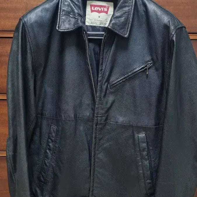 [BUNJANG] Levi's Leather Jacket / 리바이스 가죽자켓  m 코로나 대용
