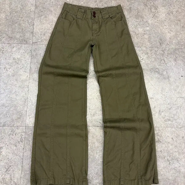 [BUNJANG] Beige Bootcut Pants / 베이지 부츠컷 팬츠 #csz1208