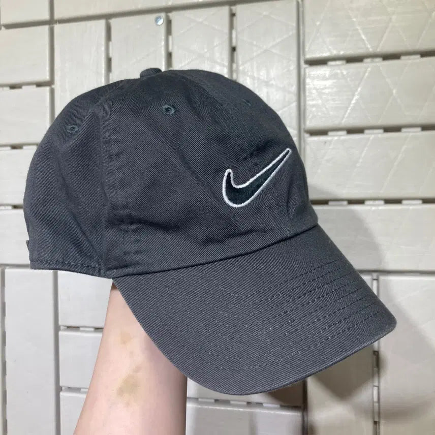 [BUNJANG] Nike Big Swoosh Cap Charcoal / [1SIZE]나이키 빅스우시 볼캡 모자 차콜 1224