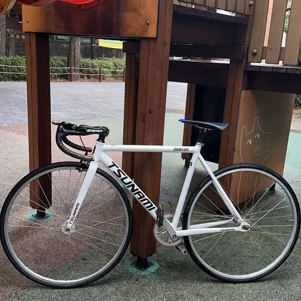 [BUNJANG] Tsunami 100 White Bicycle Frame / 쓰나미 100 화이트