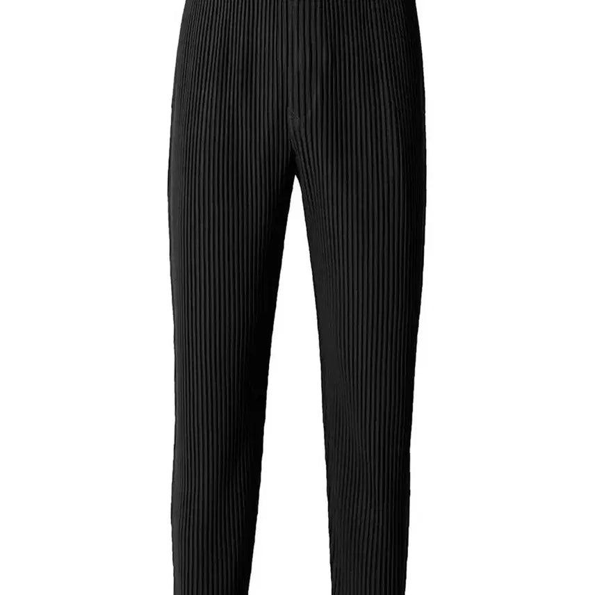 [BUNJANG] Homme Plissé Issey Miyake Pleats Basic Pants Black / 옴므플리세 플리츠 베이직 팬츠