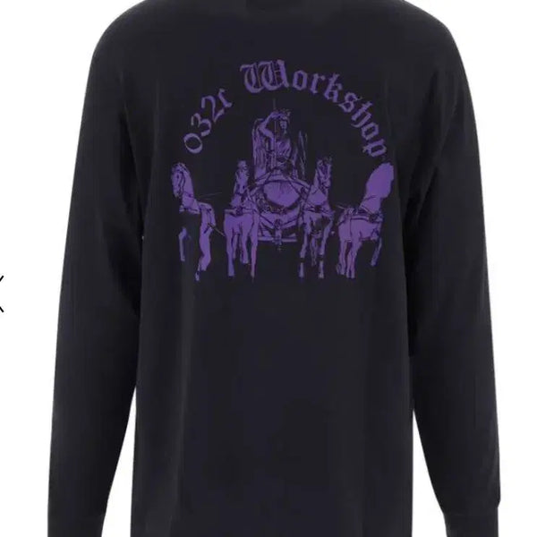 [BUNJANG] 032C BERLIN Embroidered Logo Sweatshirt / 032C BERLIN 자수 로고 프린팅 스웨트 셔츠 긴팔