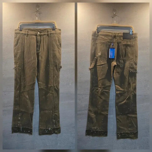 [BUNJANG] Amigreen Paint Splatter Pants / 아미그린. 페인트 스플래터. 팬츠. 미착.