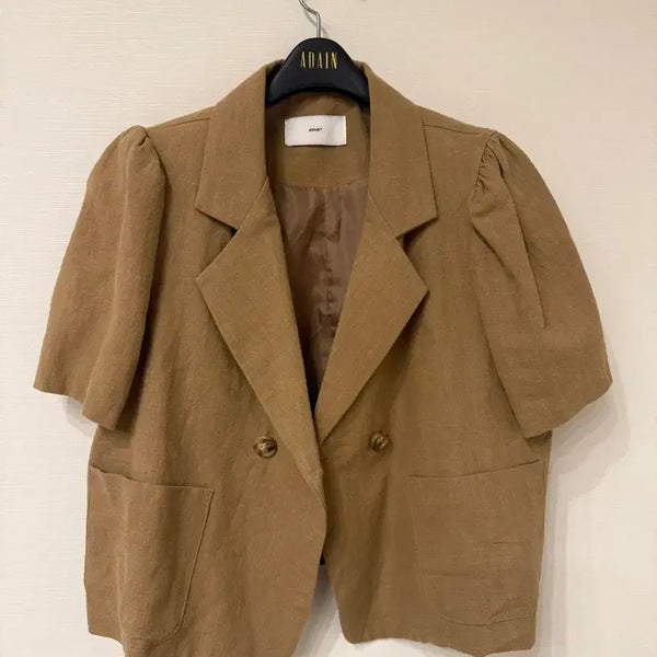[BUNJANG] Short Sleeve Jacket / 반팔 마 자켓