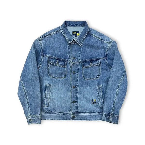[BUNJANG] Lee x Wakiki Willy Denim Jacket / 리 x 와키윌리 데님 자켓