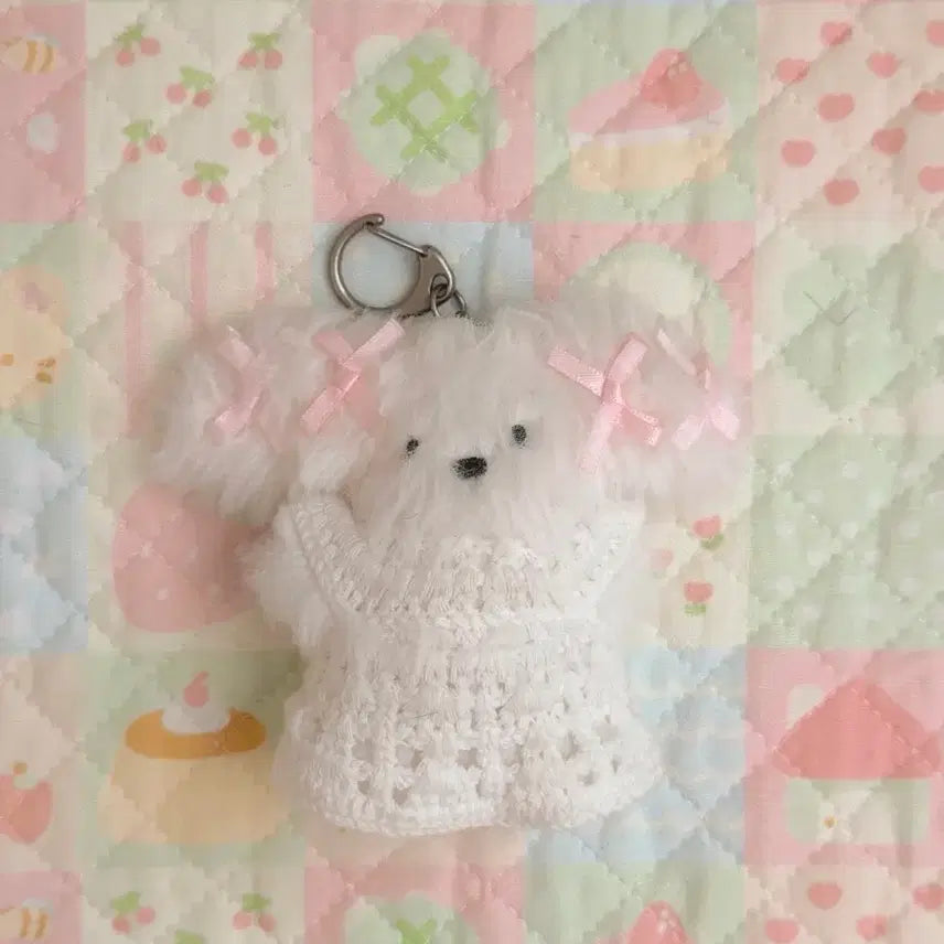 [BUNJANG] Moru (x) Plushie Keyring - Dog & Rabbit / (모루x) 소품샵 강아지 토끼 봉제 인형 키링