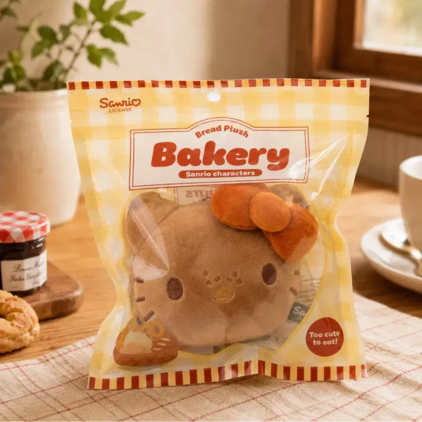 [BUNJANG] Sanrio Kitty Bread Plush Doll / 산리오 빵 인형 키티 브레드 플러시 베이커리