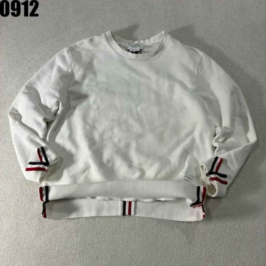[BUNJANG] Thom Browne Sweatshirt White Size 2 / 톰브라운 맨투맨 화이트 2