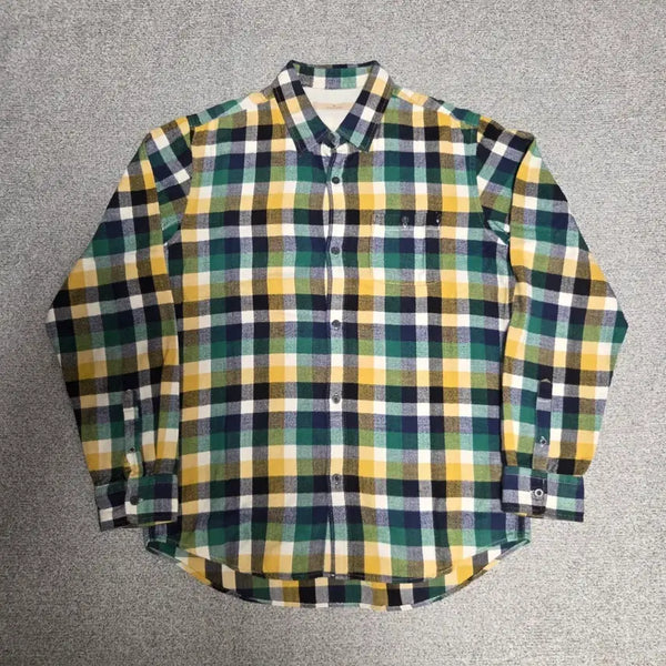 [BUNJANG] Global Work Flannel Check Shirt L / Global Work 일본 플란넬 체크 셔츠 L(100)