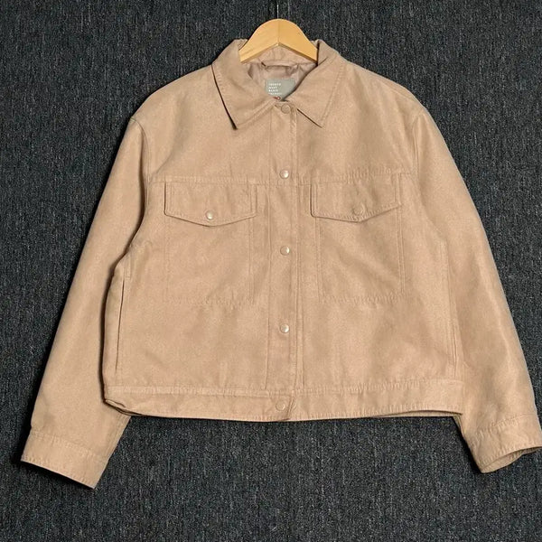 [BUNJANG] SPAO Corduroy Jacket Beige / 스파오 코듀로이 자켓 베이지
