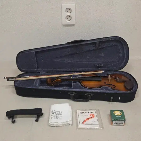 [BUNJANG] 1/4 Size Violin Full Set with Bow, Case, and Strings / 1/4 바이올린 풀세트 (활, 케이스, 줄 포함)