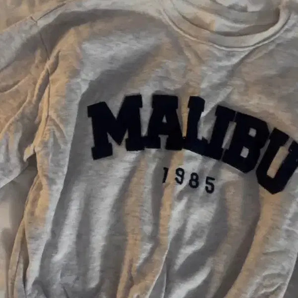 [BUNJANG] Malibu Sweatshirt (Fleece Lined) / 말리부 맨투맨 기모x 옷
