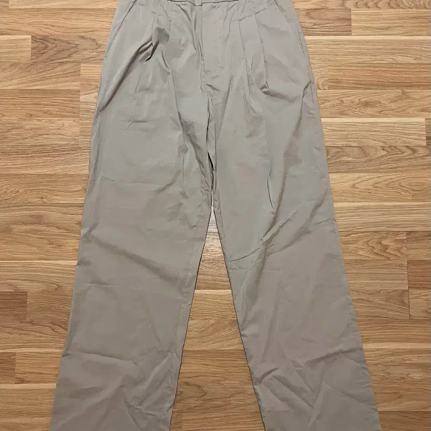 [BUNJANG] Beige Wide-Leg Pants L / 베이지색 와이드 팬츠 L