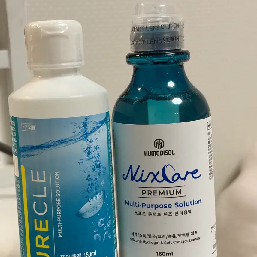 [BUNJANG] Nixcare Premium Lens Care Solution + Purecle Bundle / 닉스케어 프리미엄 렌즈관리용액 +퓨어클 일괄