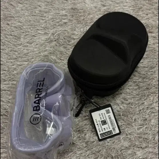 [BUNJANG] Barrel Goggles Lavender Set with Case / 배럴 수경 라벤더 + 케이스 새상품