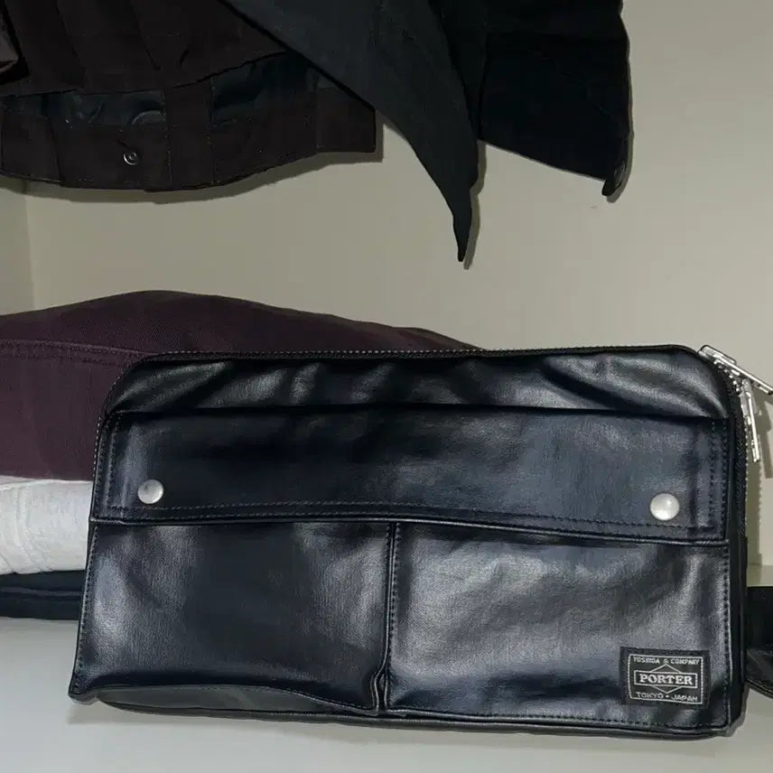 [BUNJANG] Porter Freestyle Shoulder Bag Black / 포터 프리스타일 숄더백 블랙 프랭크