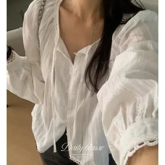 [BUNJANG] Real Coco Blouse / 리얼코코 블라우스