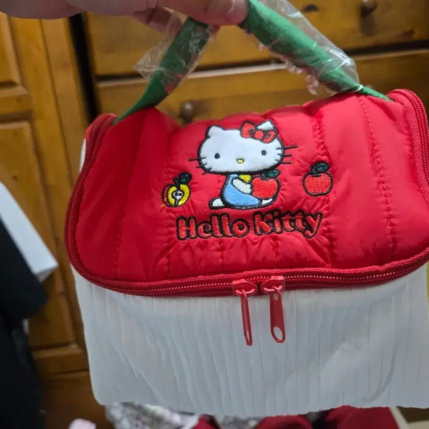 [BUNJANG] Hello Kitty Watermelon Pouch Bag / [판매] 헬로키티 파우치 가방 (수박 느낌?)