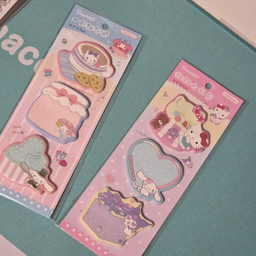 [BUNJANG] Sanrio Characters Memo Pad Set Bundle / 산리오 캐릭터 메모지 세트 일괄