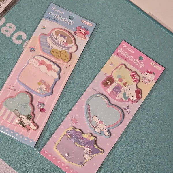 [BUNJANG] Sanrio Characters Memo Pad Set Bundle / 산리오 캐릭터 메모지 세트 일괄