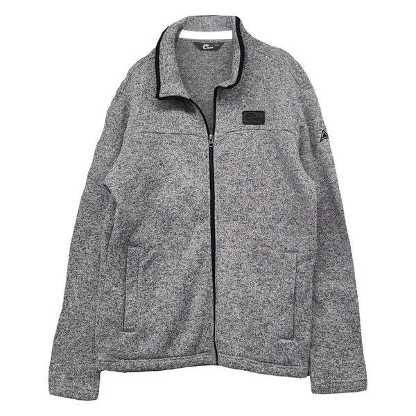 [BUNJANG] Nepa Light Gray 100% Polyester Fleece Zip-Up Jacket / 네파 라이트그레이 폴리에스터 100% 플리스 집업 자켓 100