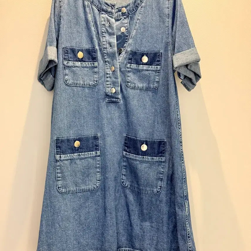 [BUNJANG] Maje Denim Dress Size 55 / 마쥬 청 원피스 55사이즈  팝니다