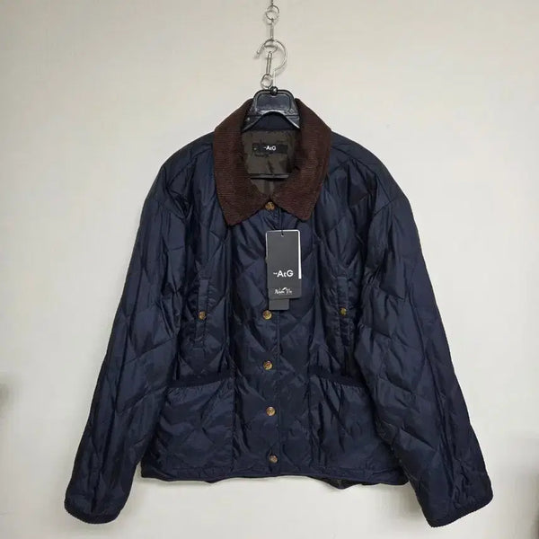 [BUNJANG] A&G Quilting Jacket Navy Size 77 / A&G 퀼팅 자켓 네이비여 77
