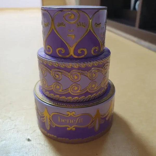 [BUNJANG] Benefit 3-Tier Tin Case / 베네피트 3단 틴케이스