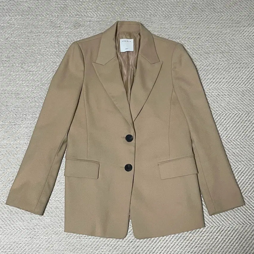 [BUNJANG] Sandro Beige Single Jacket / (83) 산드로 베이지 싱글 자켓