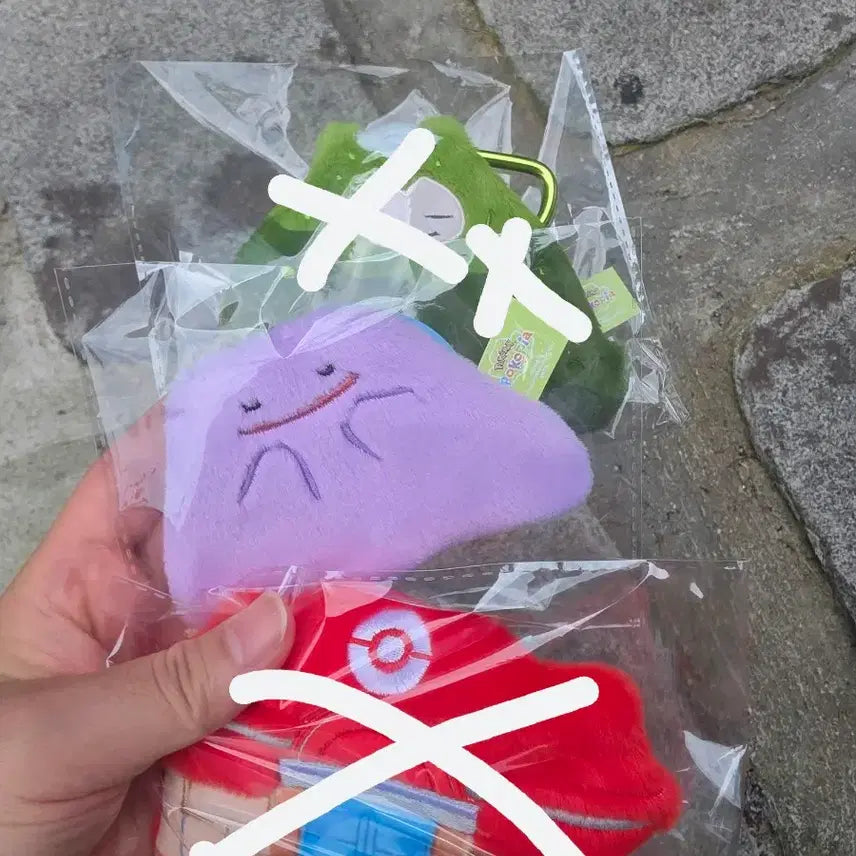[BUNJANG] Pokopia Flat Ditto Keyring / 무신사 포코피아 팝업 납작 메타몽 키링 미개봉 새상품