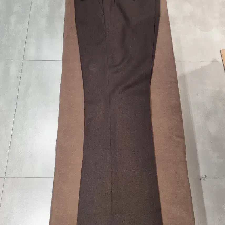 [BUNJANG] System Homme Brown Bootcut Slacks Pants / 시스템옴므  브라운 부츠컷 슬랙스 팬츠