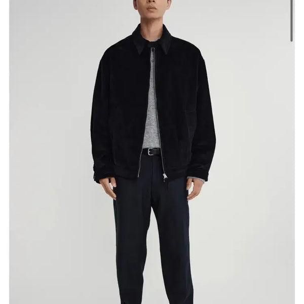 [BUNJANG] Pottery Corduroy Swing Top Black Size 1 / 포터리 코듀로이 스윙탑 블랙