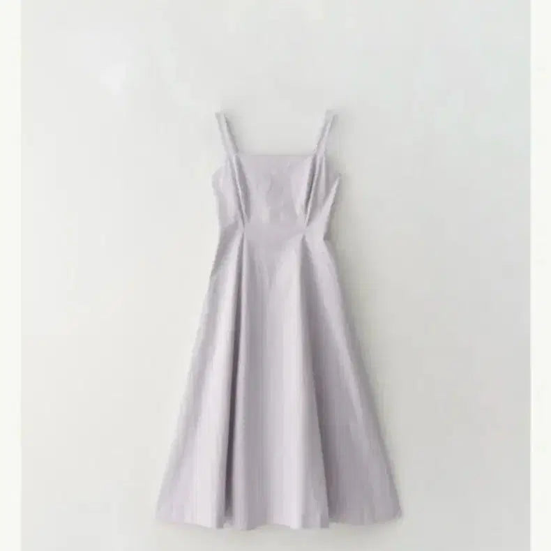 [BUNJANG] SIEH JANE Square Neck Flare Dress Lavender M / 시에 제인 스퀘어넥 플레어 원피스 라벤더 M