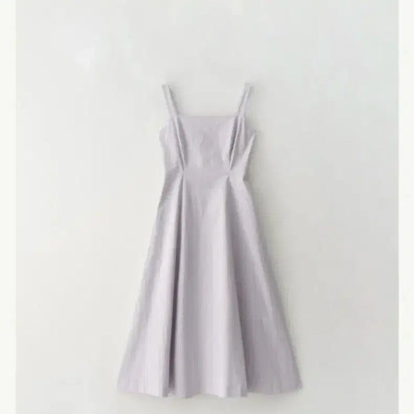 [BUNJANG] SIEH JANE Square Neck Flare Dress Lavender M / 시에 제인 스퀘어넥 플레어 원피스 라벤더 M