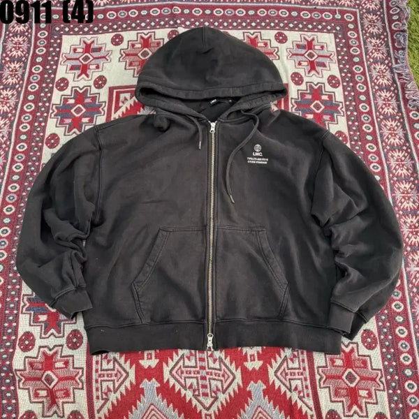 [BUNJANG] LMC Hoodie Zip-up Black / LMC 후드 집업 블랙