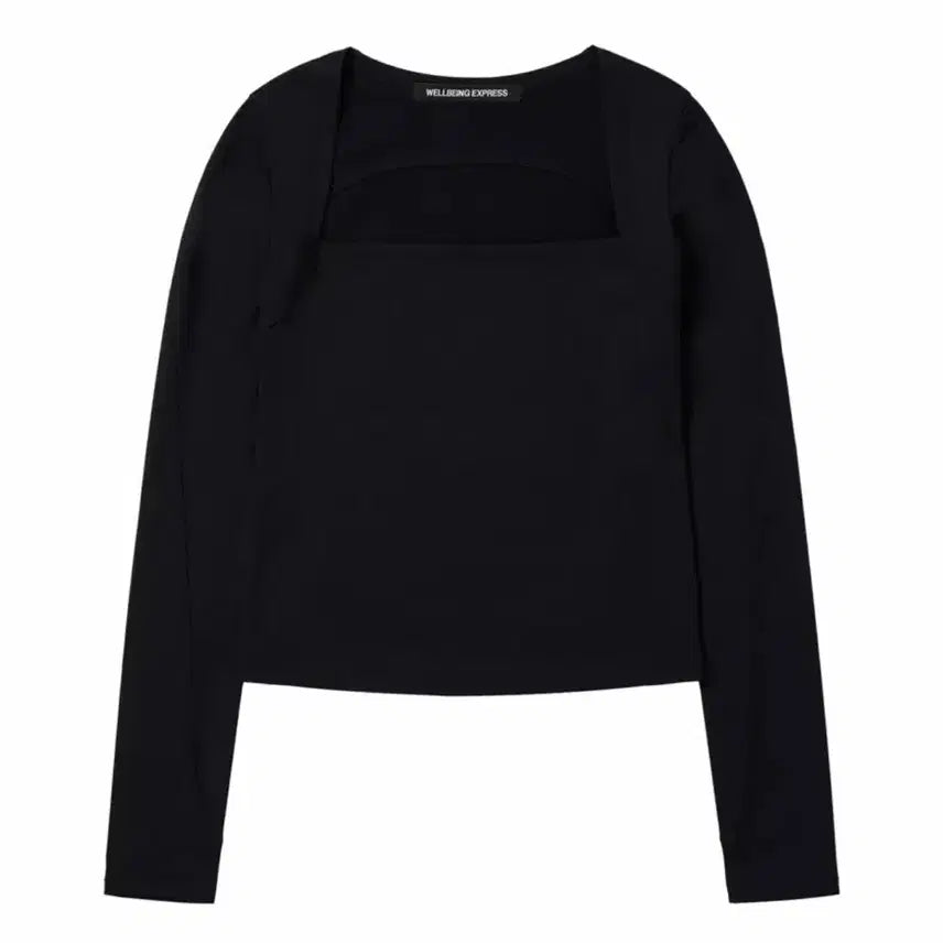 [BUNJANG] Wellbeing Express Bolero Square Top Black Medium / 웰빙익스프레스 볼레로 스퀘어 탑 블랙 미디움