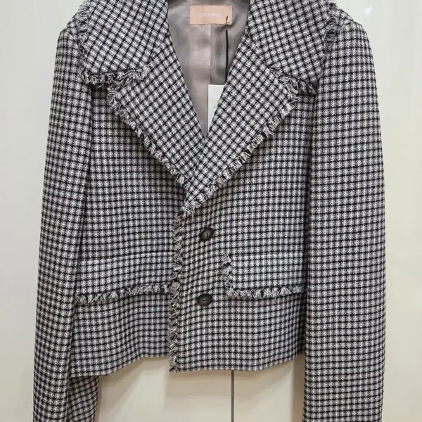 [BUNJANG] CC Collect Checked Tweed Jacket / 씨씨콜렉트 체크트위드자켓