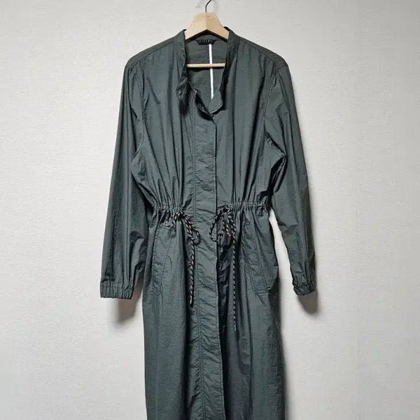 [BUNJANG] SISLEY Long Jacket Khaki Size 66 / 시슬리 롱 자켓 66사이즈 SISLEY