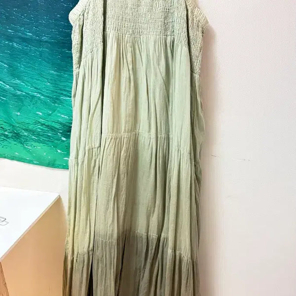 [BUNJANG] Long Dress Matcha Green / 롱 원피스 그린말차