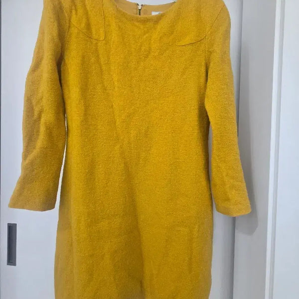 [BUNJANG] Mustard Mini Dress / 쥬크 원피스