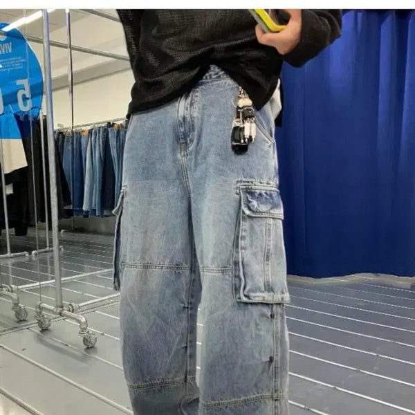 [BUNJANG] DISCERNMENT Cargo Denim Pants / DISCERNMENT 카고 데님 팬츠 판매합니다