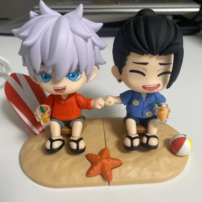 [BUNJANG] Jujutsu Kaisen Beach Ver. Gojo & Geto Bundle Key Player Model Kit / 주술회전 시크릿 해변 고죠, 게토 일괄 키플레이 모델킷