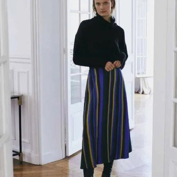 [BUNJANG] Massimo Dutti Striped Skirt / 새상품)마시모두띠 스트라이프 스커트 36