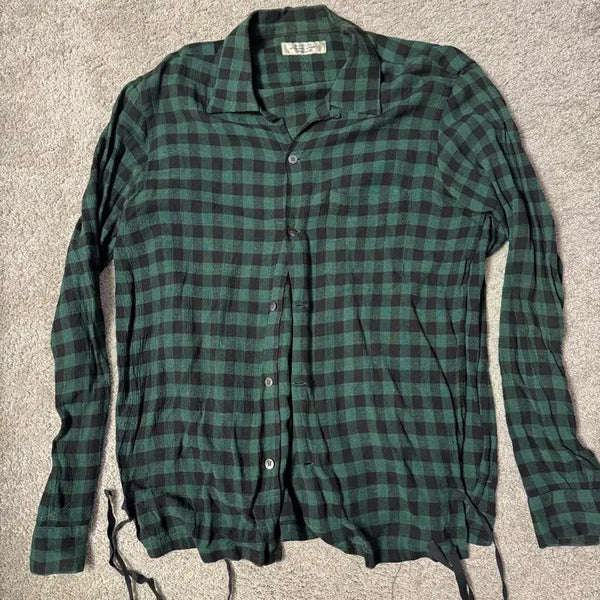 [BUNJANG] UNUSED Check Pattern Shirt / 언유즈드 셔츠
