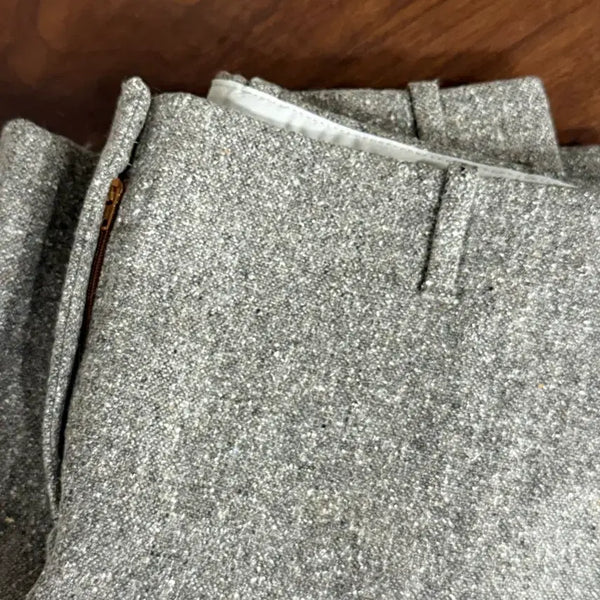 [BUNJANG] Massimo Dutti Tweed Wool Silk Trousers Size 36 / 마시모두띠 트위드 울실크 트라우저 팬츠 36 (택만띈 새상품)